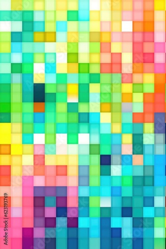 Mosaic Marvel  Mesmerizing Generative AI Pixel Pattern Unveiled
