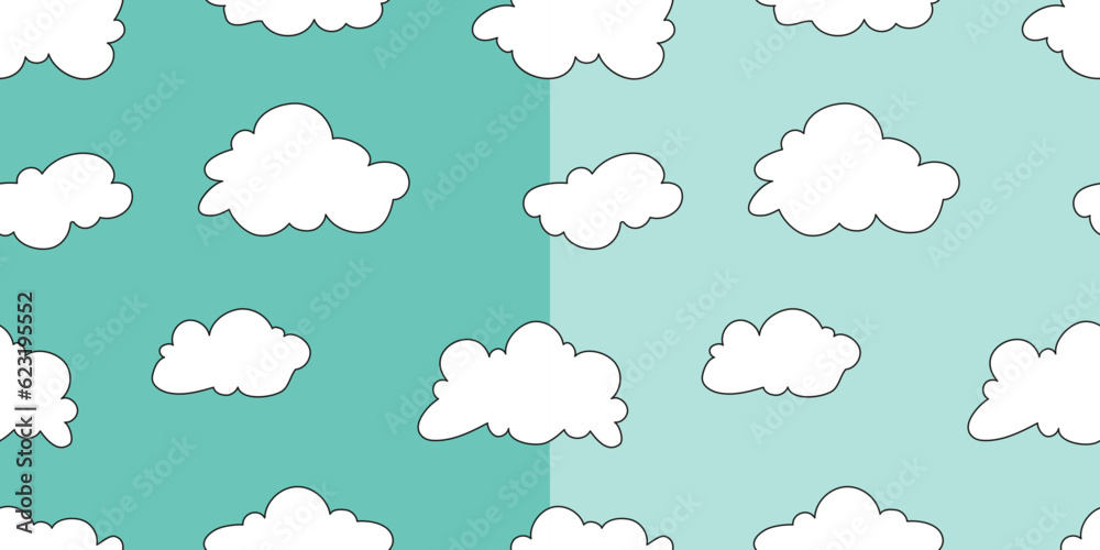 seamless pattern background with clouds seamless pattern background with clouds