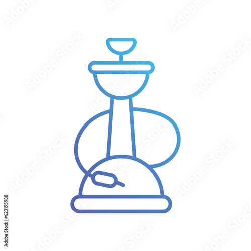 Hukka icon, Vector Stock illustration.