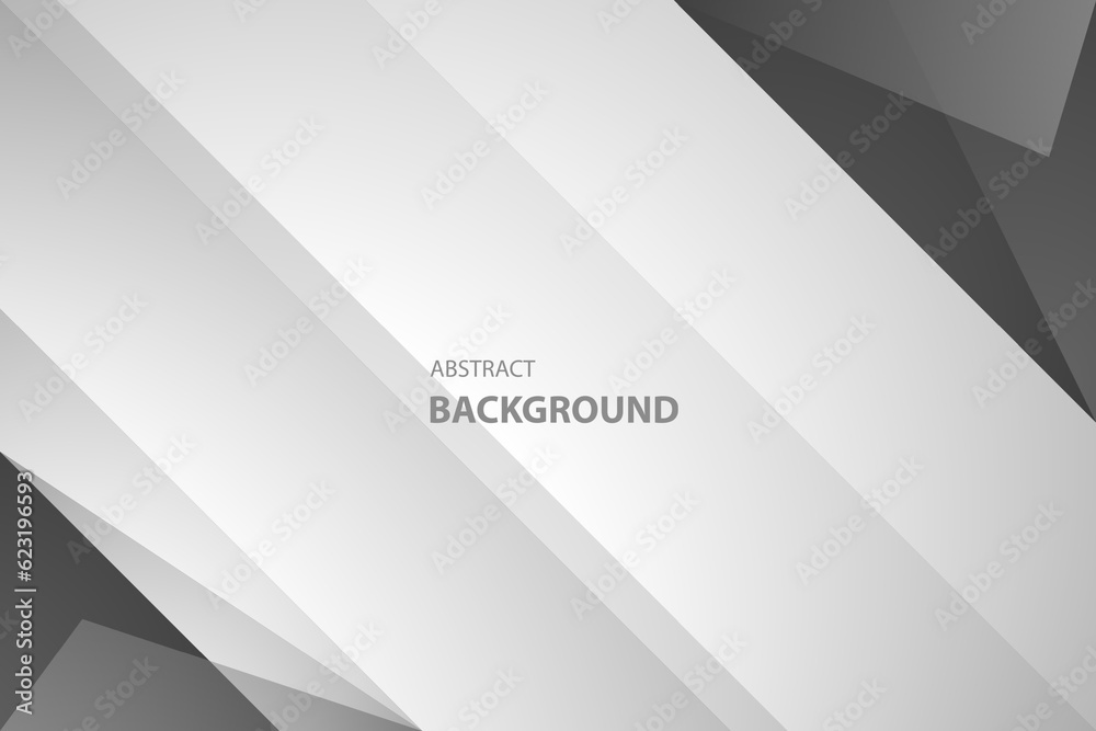 Abstract Geometric modern with Black and white color background. Vector illustration