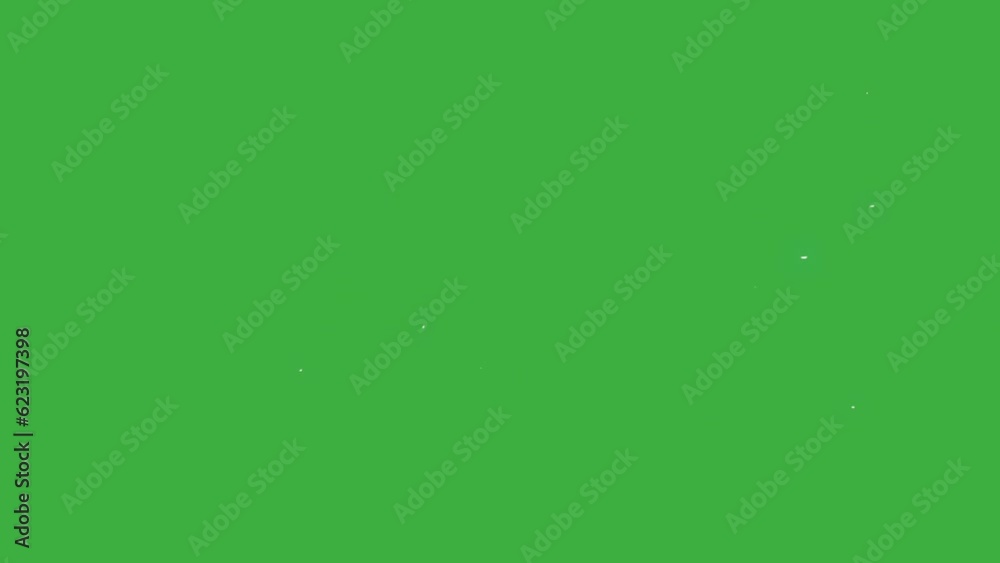 Animation loop video electric element cartoon effect on green background Animation loop video electric element cartoon effect on green background