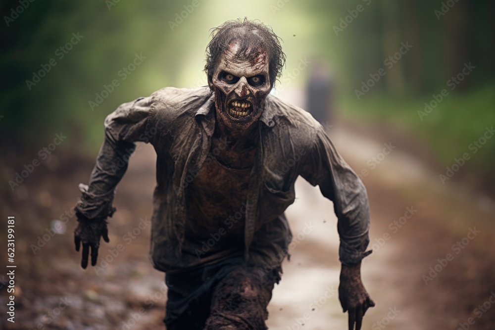 Relentless Pursuit: Zombie Charging Towards the Camera Generative AI Relentless Pursuit: Zombie Charging Towards the Camera Generative AI