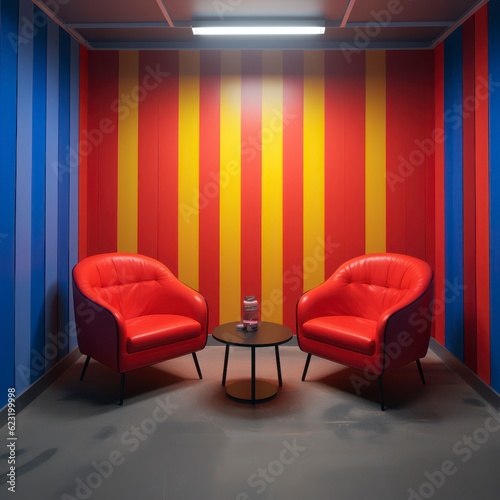 A interview room created to hold a interview