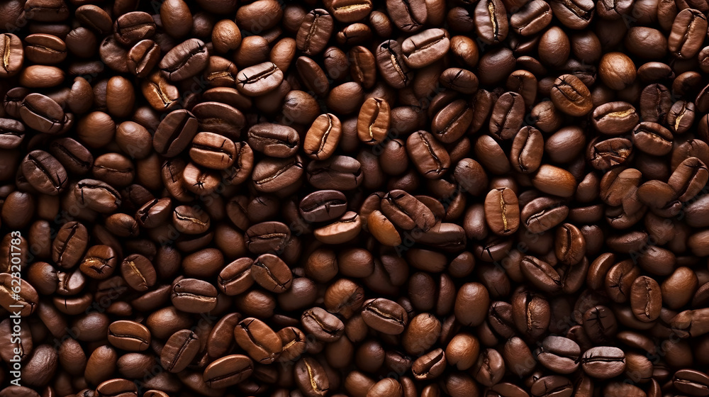 Obraz premium coffee beans texture background