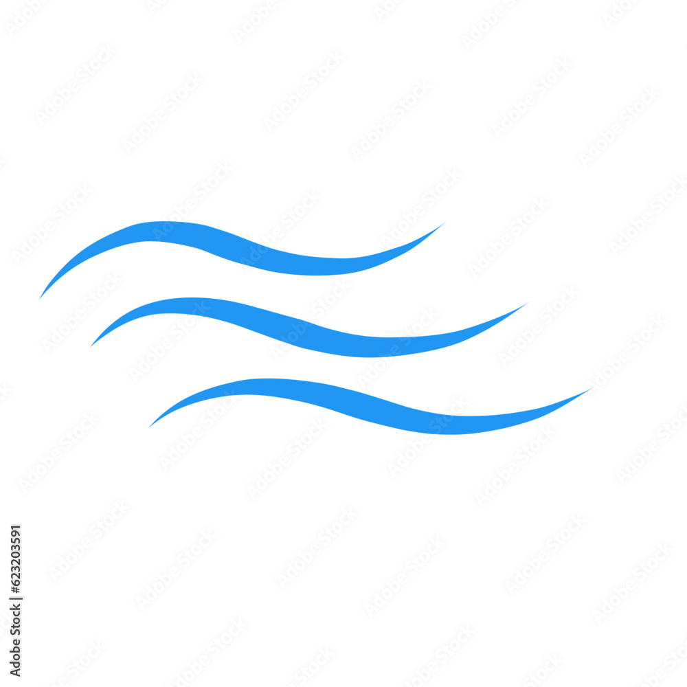 Abstract Swish Wave Shape