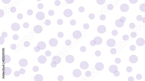 White seamless pattern with purple circles