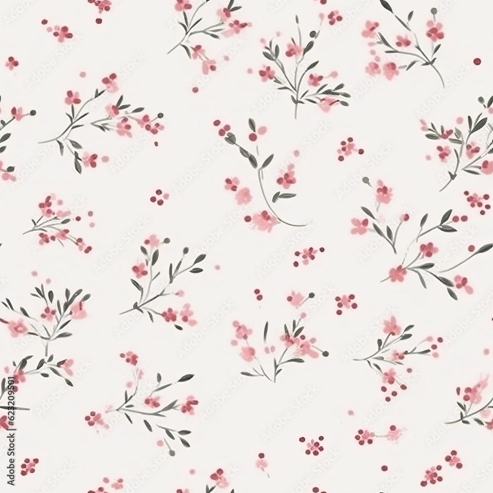 Small cute flowers seamless pattern background, floral background Small cute flowers seamless pattern background, floral background