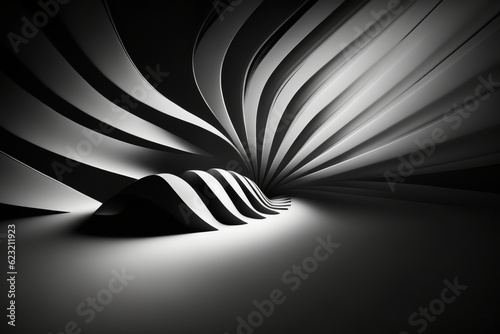 wallpaper of waves in black and white vector