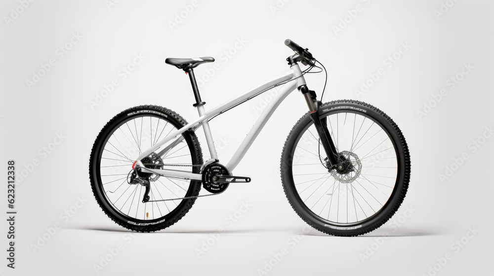 Fototapeta premium bicycle isolated on white