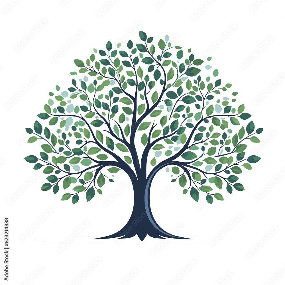 green tree, TShirt Design , graphic design, Generative Ai green tree, TShirt Design , graphic design, Generative Ai