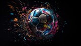 Kick, Score, Win: A Dynamic Soccer Game with a Stylish Design!, generative AI