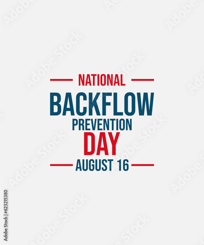 national backflow prevention day
