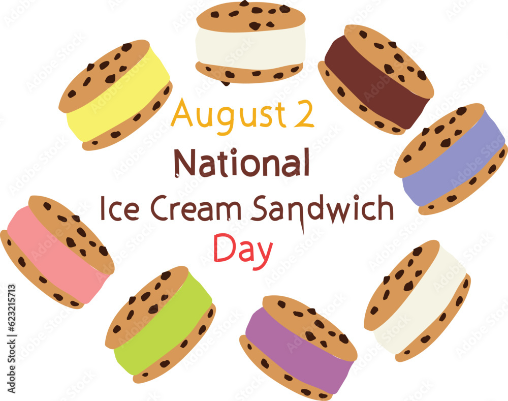 national ice cream sandwich day is celebrated every year on 2 august