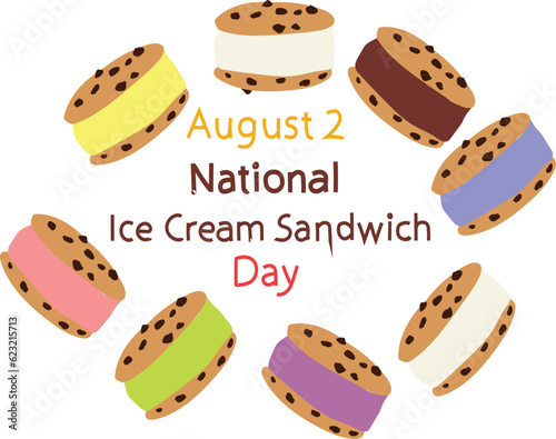 national ice cream sandwich day is celebrated every year on 2 august.
