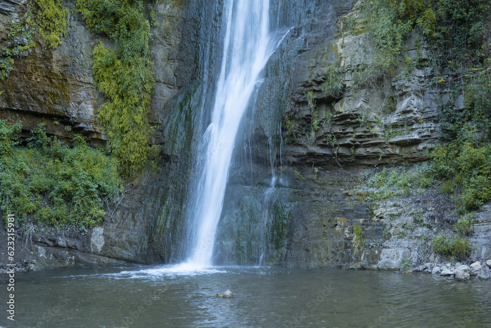 beautiful, cascade, cliff, environment, fall, flow, forest, fresh, green, landscape, natural, nature, outdoor, park, river, rock, scenic, stone, stream, summer, tourism, travel, tree, water, waterfall