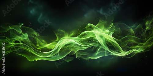 Energy green Flow Background. Abstract green background