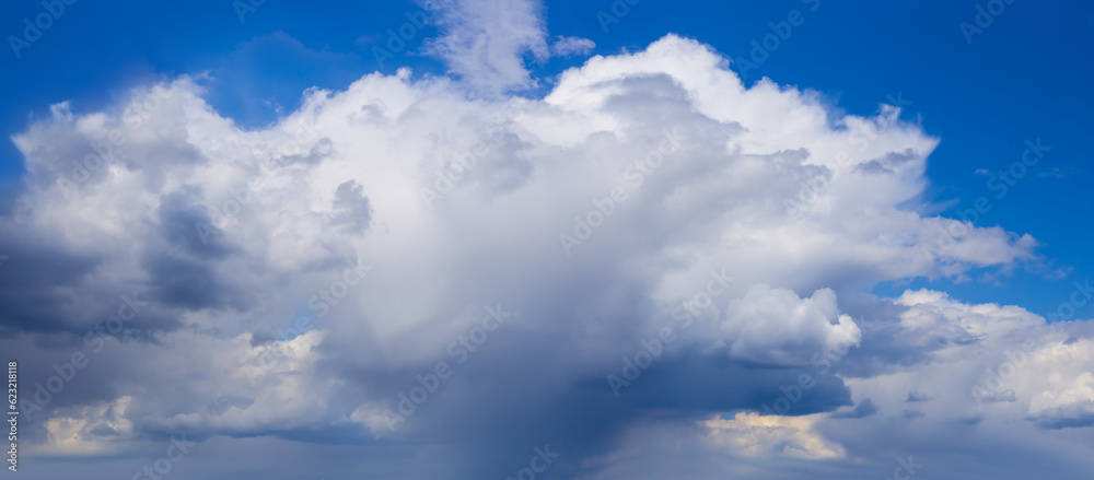 closeup cumulus clouds on blue sky, beautiful natural background closeup cumulus clouds on blue sky, beautiful natural background