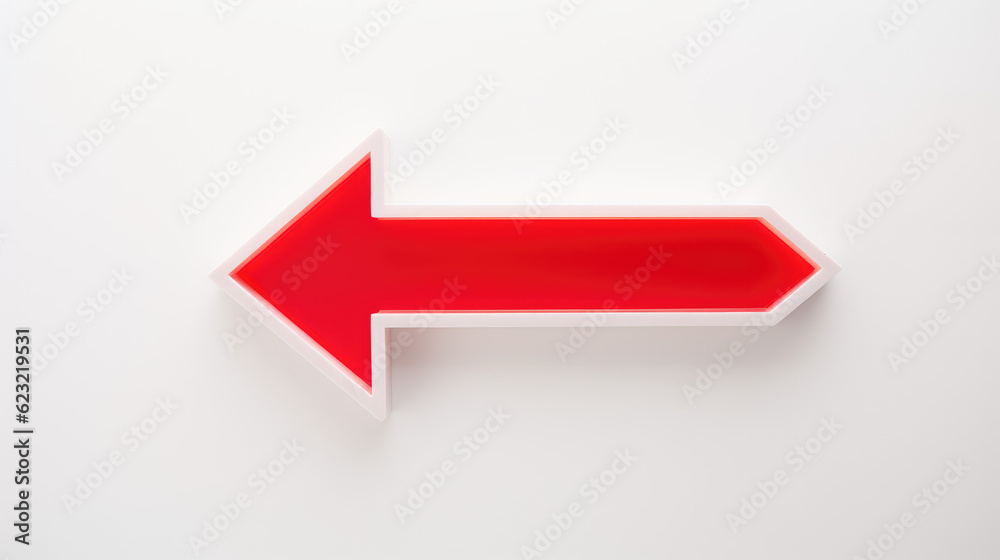 red arrow isolated on white red arrow isolated on white