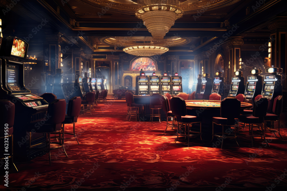 realistic and beautiful image inside an illuminated casino, hyperrealistic photography, ai generated. realistic and beautiful image inside an illuminated casino, hyperrealistic photography, ai generated.