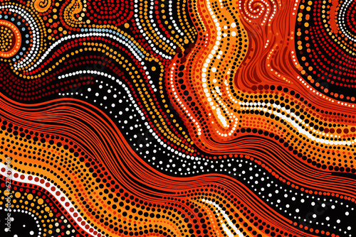 Australian aboriginal tribal pattern