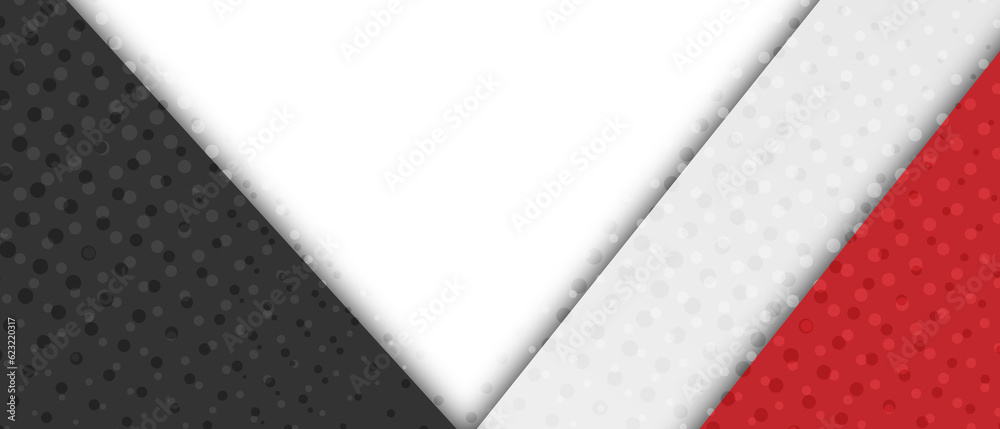 White, red and black abstract background banner White, red and black abstract background banner