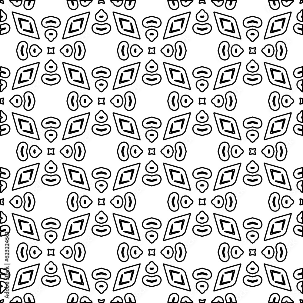 Texture with figures from lines. Black and white pattern for web page, textures, card, poster, fabric, textile. Monochrome graphic repeating design. Texture with figures from lines. Black and white pattern for web page, textures, card, poster, fabric, textile. Monochrome graphic repeating design.