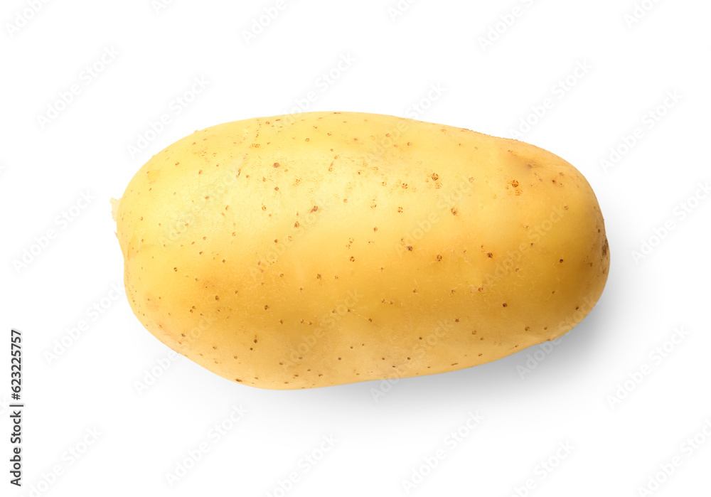 Raw potato isolated on white background Raw potato isolated on white background