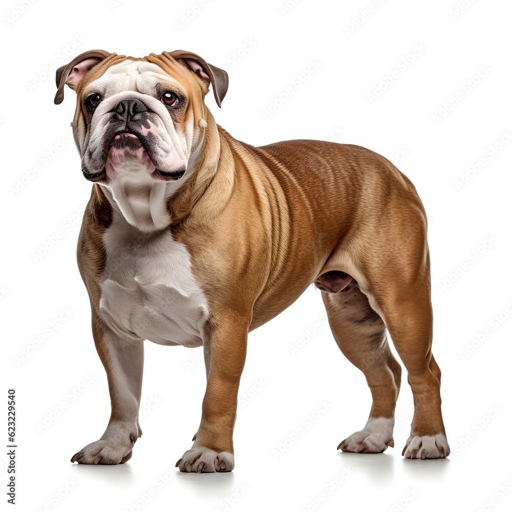 Portrait of a bulldog