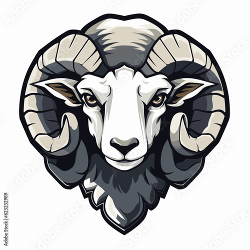 Esport vector logo ram, ram icon, ram head, vector, sticker