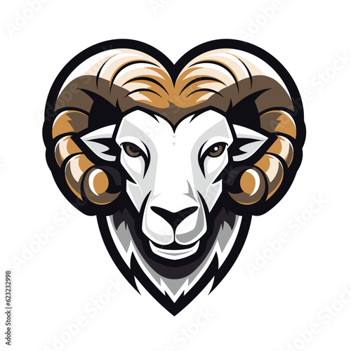 Esport vector logo ram, ram icon, ram head, vector, sticker