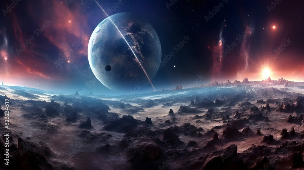 360 degree space nebula panorama, equirectangular projection, environment map. HDRI spherical panorama,Generative Ai 360 degree space nebula panorama, equirectangular projection, environment map. HDRI spherical panorama,Generative Ai