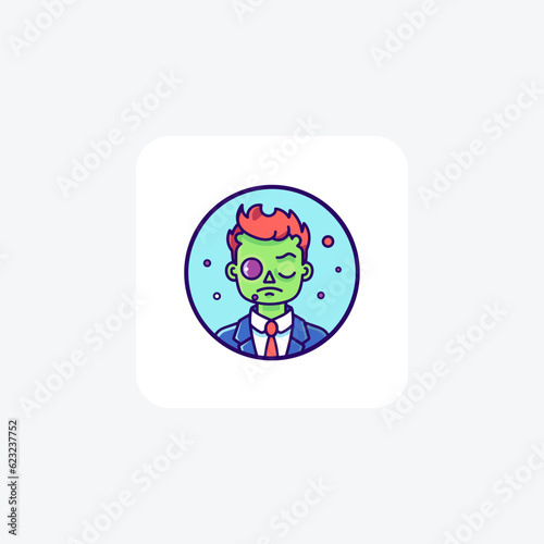 Apocalyptic Zombie - Zombie Icon