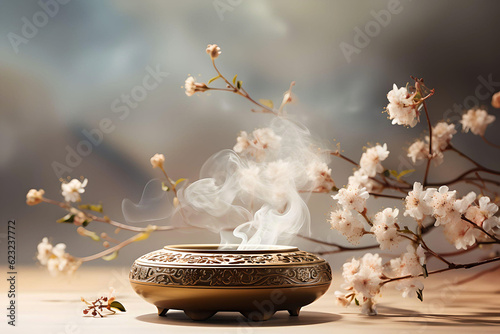 Incense with smoke, Aromatherapy, Chinese incense holder and smoke, Incense and smoke, Zen