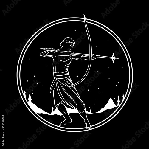 Sagittarius zodiac horoscope astrology twelve metaphysical sectors