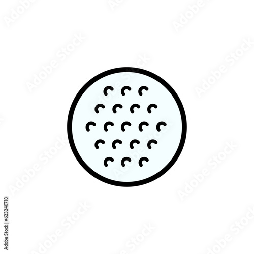 Abstract golfball icon