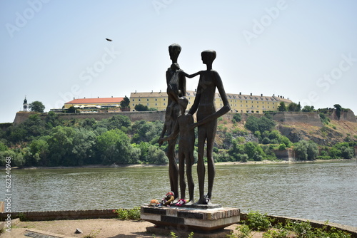 Monument to the victims of the raid in Novi Sad