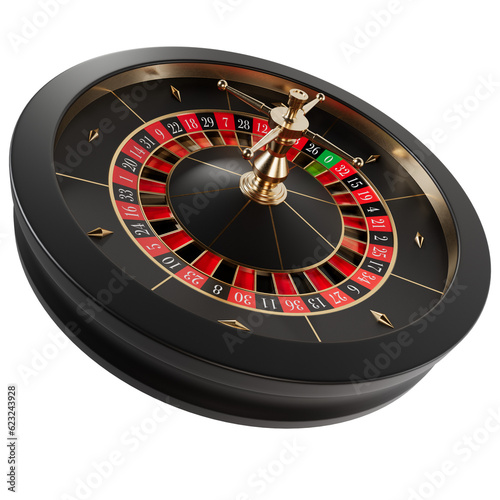 roulette wheel isolated