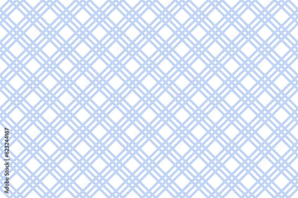 Fototapeta premium Seamless Geometric Checked Grid Pattern. Abstract Blue Texture.