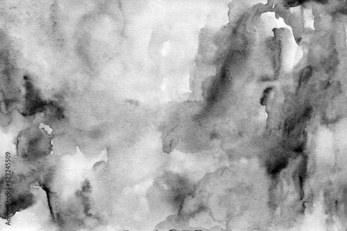 Black and white watercolor texture