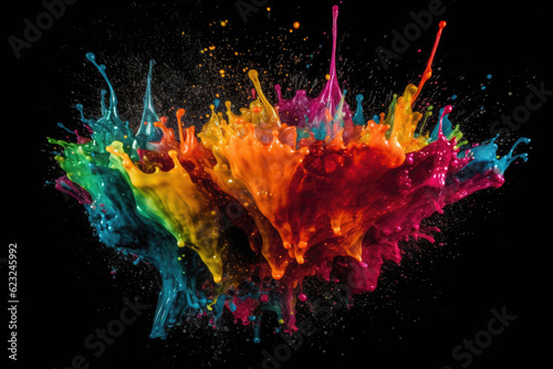 Chromatic Multicoloured Splash © Kateryna