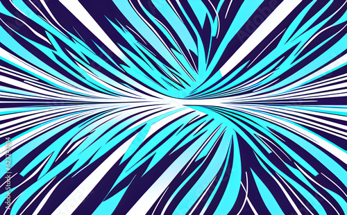 Abstract colorful neon lines background neural network .Generative AI