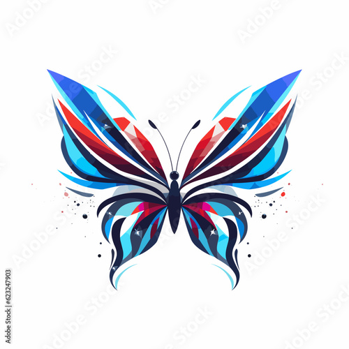 Esport vector logo butterfly  butterfly icon  butterfly head  vector  sticker