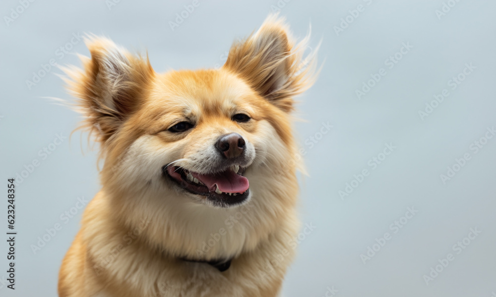 Beautiful happy dog of life. Dog smiling, very happy. Beautiful happy dog of life. Dog smiling, very happy.