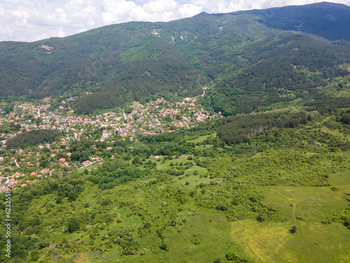 Aerial view of Vitosha Mountain near Village of Rudartsi,  Bulgaria photo