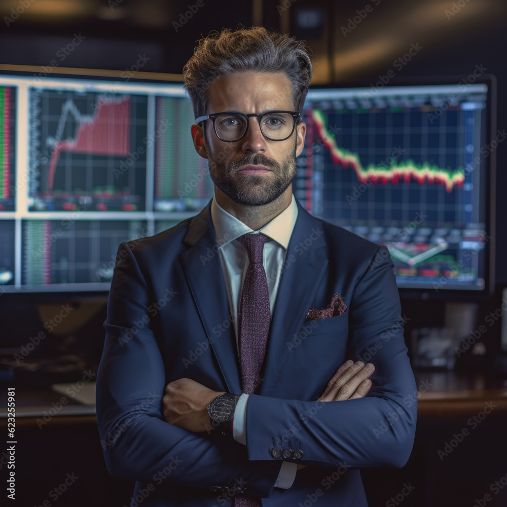 Handsome  businessman portrait
