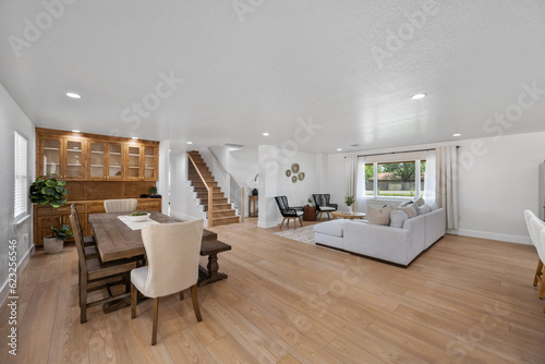 dining room in a home