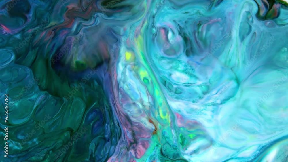 Abstract Organic Vortex, Endless Surreal Hypnotizing in Detailed Surface Colorful Paint Spreads. Abstract Organic Vortex, Endless Surreal Hypnotizing in Detailed Surface Colorful Paint Spreads.