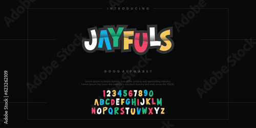 Abstract Fashion font alphabet. Minimal modern urban fonts for logo, brand etc. Typography typeface uppercase lowercase and number. vector illustration
