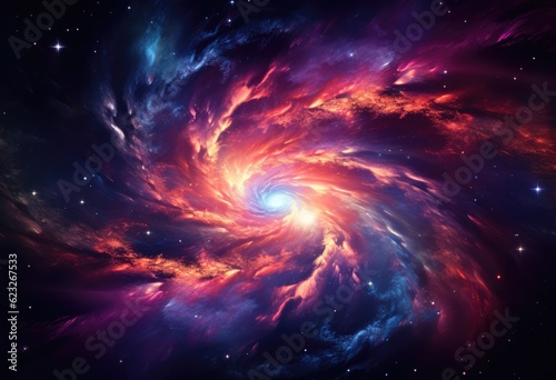 Overlook galaxy spiral galaxy nebula in universe