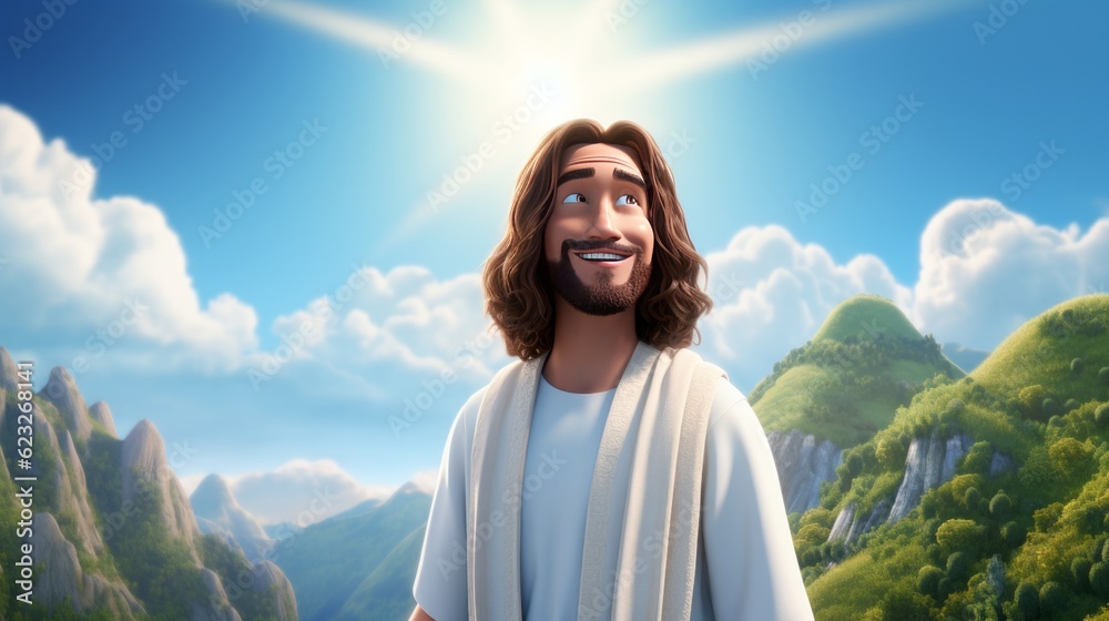 cartoon Jesus Christ